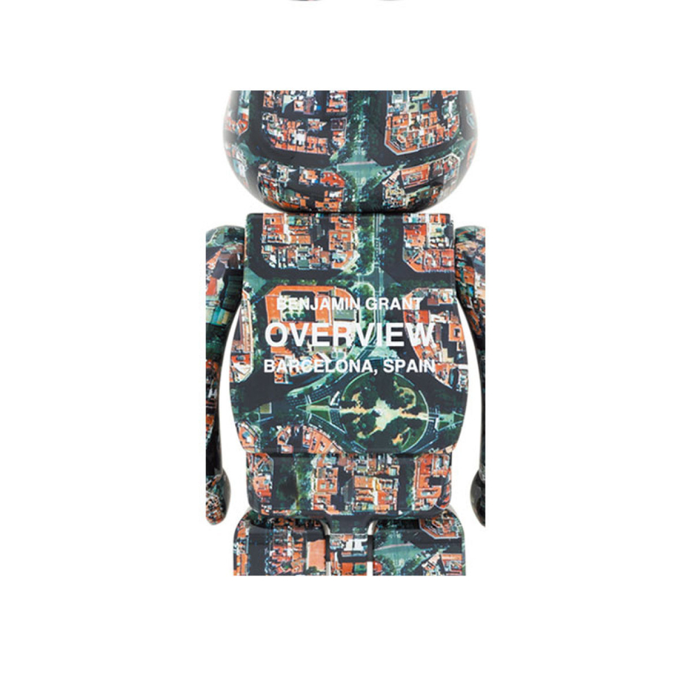 Дизайнерские игрушки BE@RBRICK 1000% Benjamin Grant OVERVIEW BARCELONA 70cm, BARCELONA-1000％