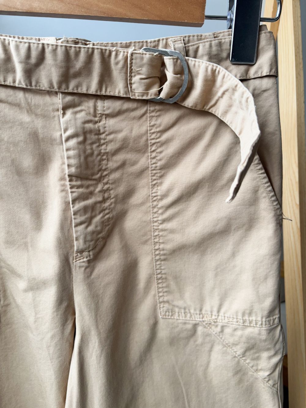 Хлопковые брюки Zara, 164