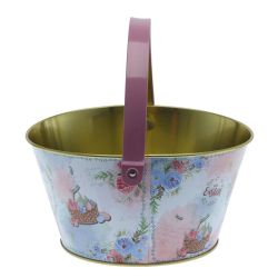 GAEM Изделие декоративное "Ведерко пасхальное", L19,5 W19 H10,5 см