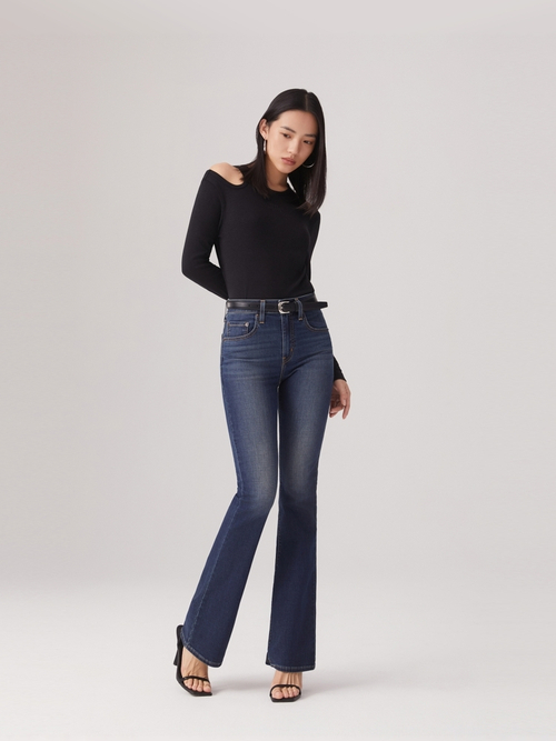 Женские джинсы клеш с завышенной талией Levi's 725 High Rise Bootcut 18759-0259