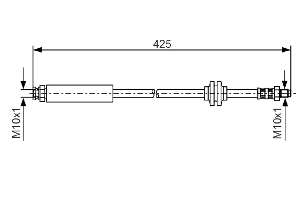 BOSCH - 1987476451-BOC - Brake Hose