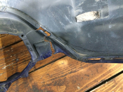 Бампер передний Peugeot 2008 13-16 Б/У Оригинал 9802521077