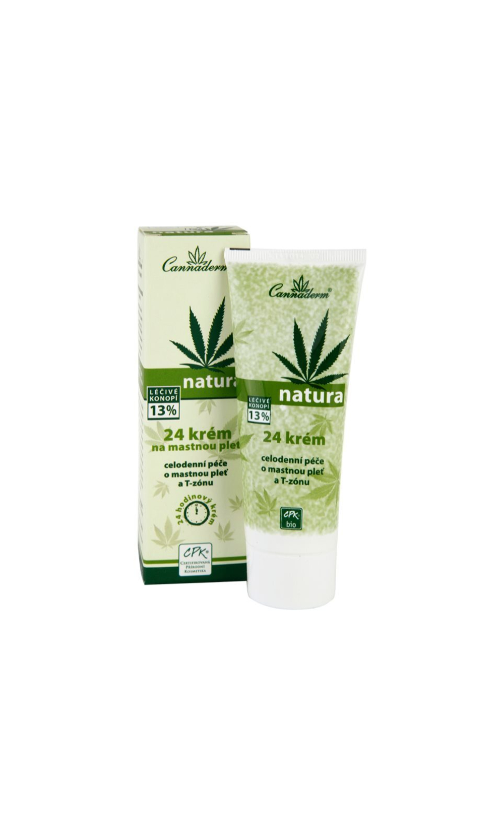 Cannaderm Natura Cream for Oily Skin - дневной и ночной крем для жирной кожи /   75  g  / GTIN 8594059736154