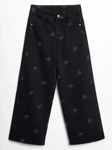 Джинсы для девочки Y2K брюки на осень