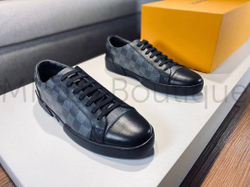 Мужские кеды Louis Vuitton Match-up Damier Graphite премиум класса