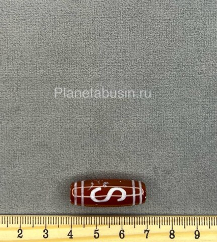 Бусина Дзи денежный крючок 1455