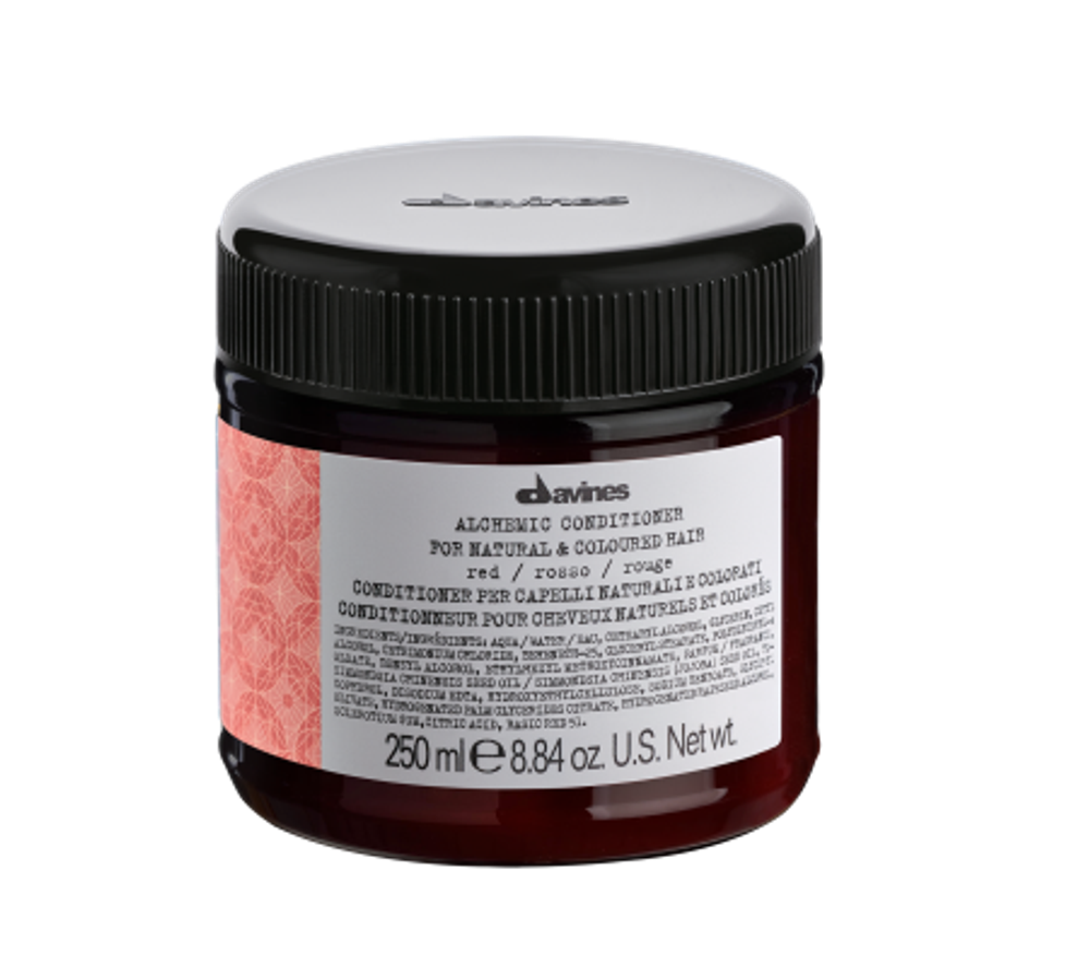 Кондиционер оттеночный для натуральных и окрашенных волос Davines Alchemic Conditioner - Red 250 мл