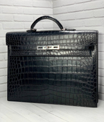 Портфель Hermes из кожи крокодила