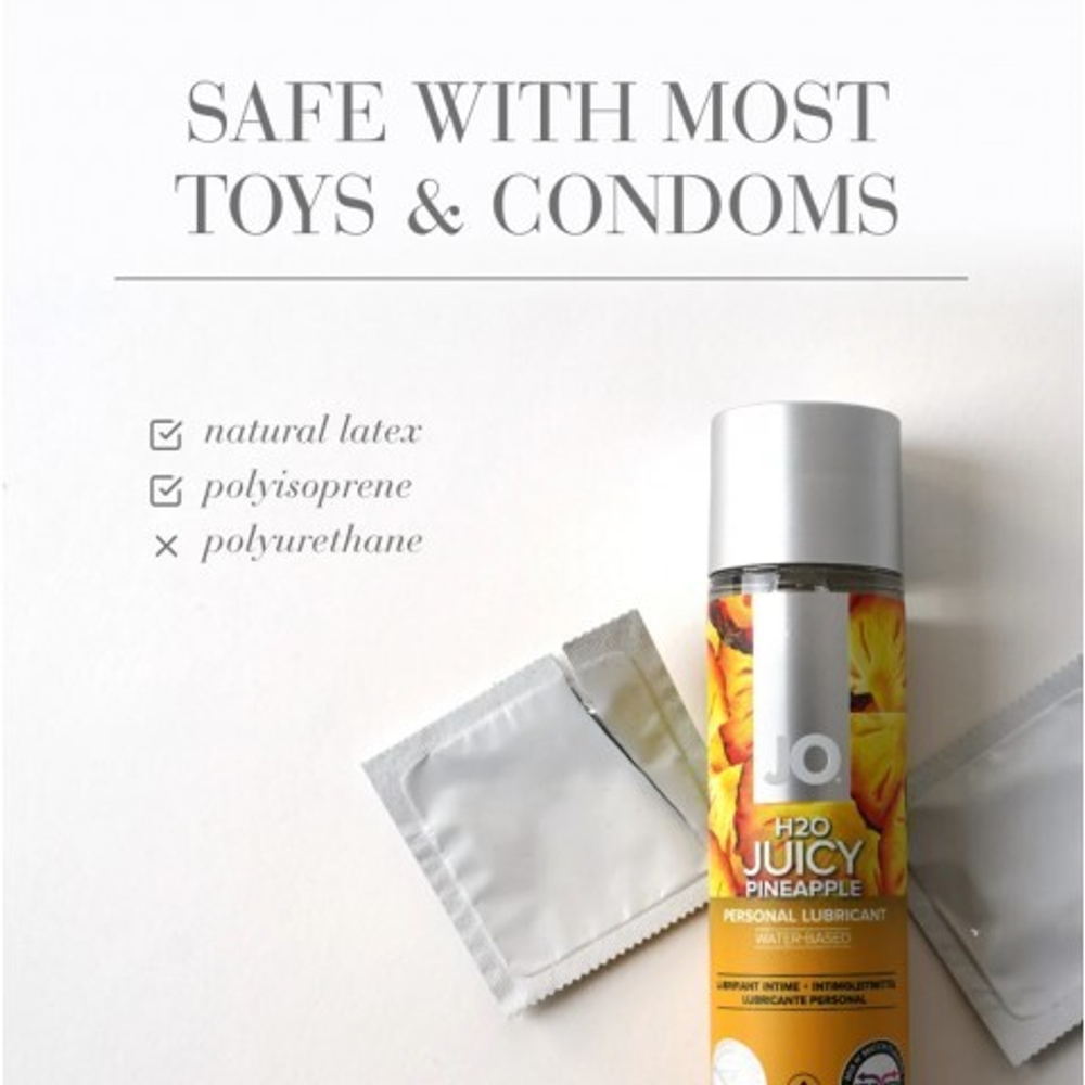 Вкусовой лубрикант "Ананас" JO Flavored Juicy Pineapple, 30 мл.