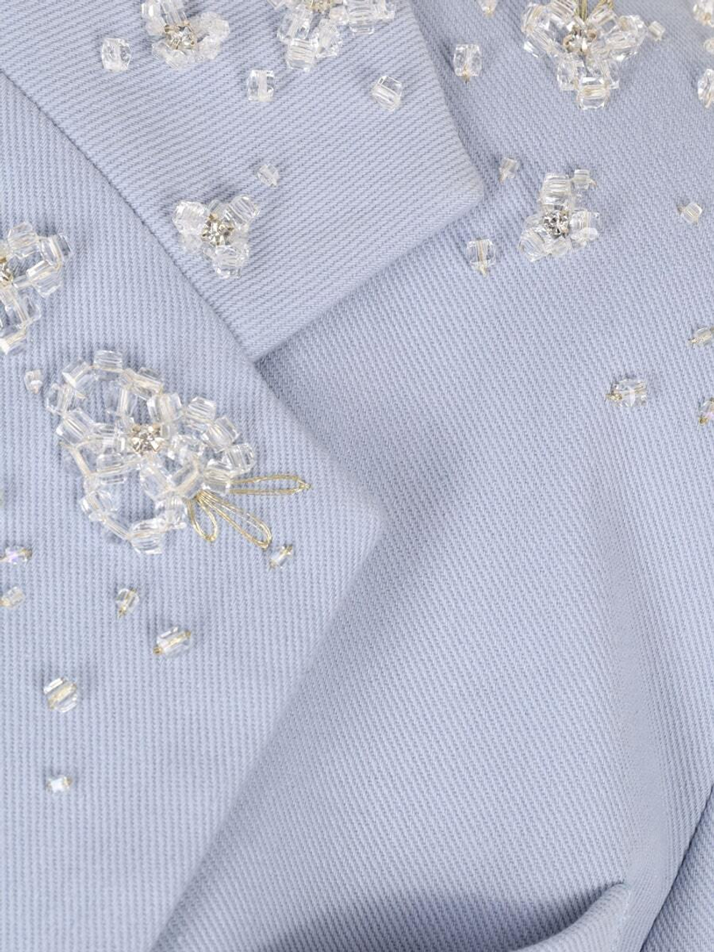 Жакет BLUE DROPS, голубой