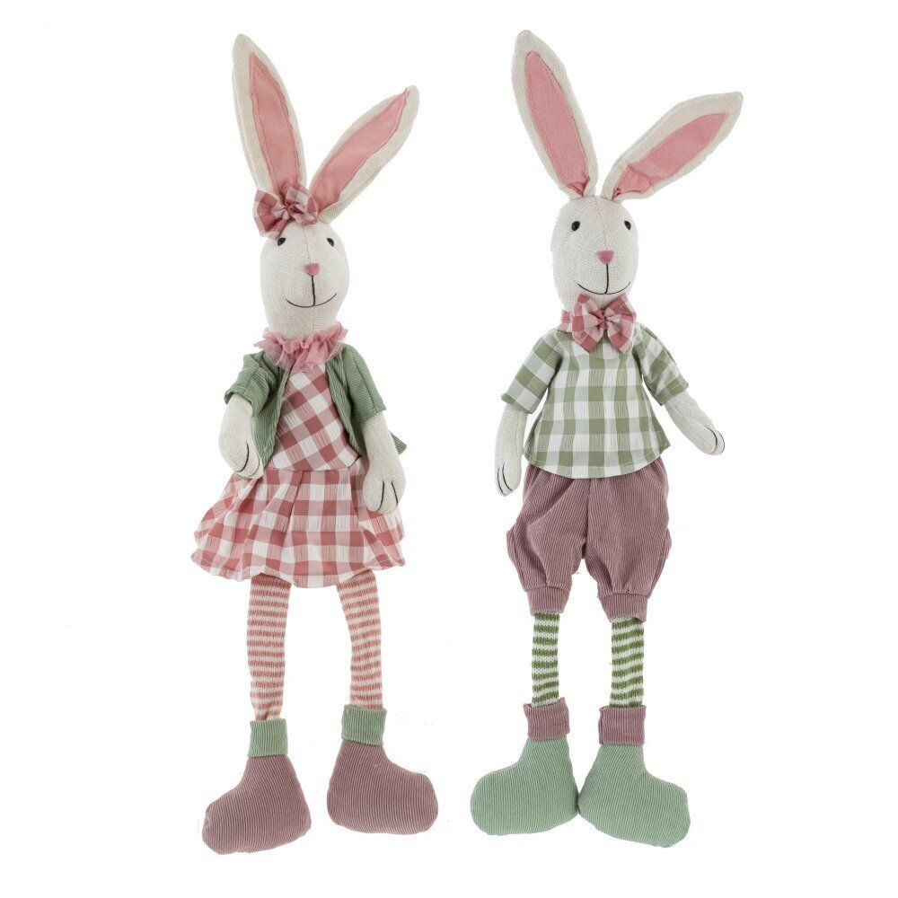 GAEM Игрушка набивная "Заяц/Зайка", L13 W12 H58/26 см, 2в.