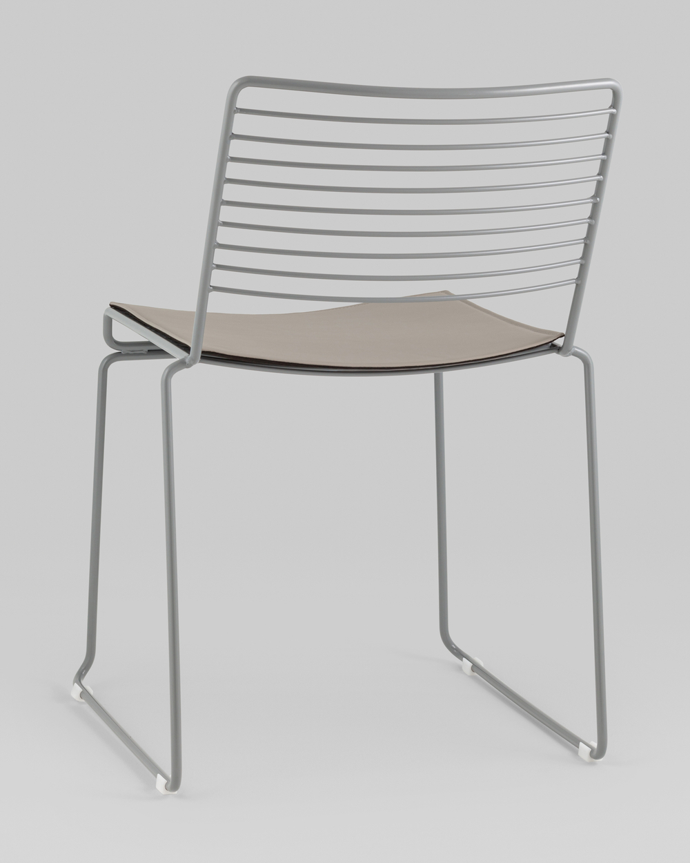 Стул обеденный Danny серый с подушкой