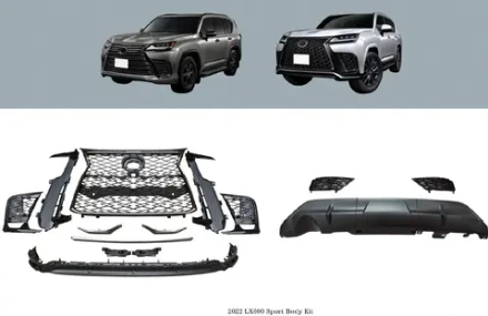 Обвес переделка в LX Sport для LEXUS LX600 2022+ Лексус тюнинг
