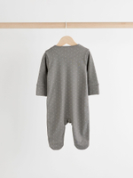 Комбинезон / Cлип для малышей Next N77-688, 3 шт., Серый, Кремовый