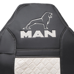 Чехлы MAN TGA (экокожа, бежевый)