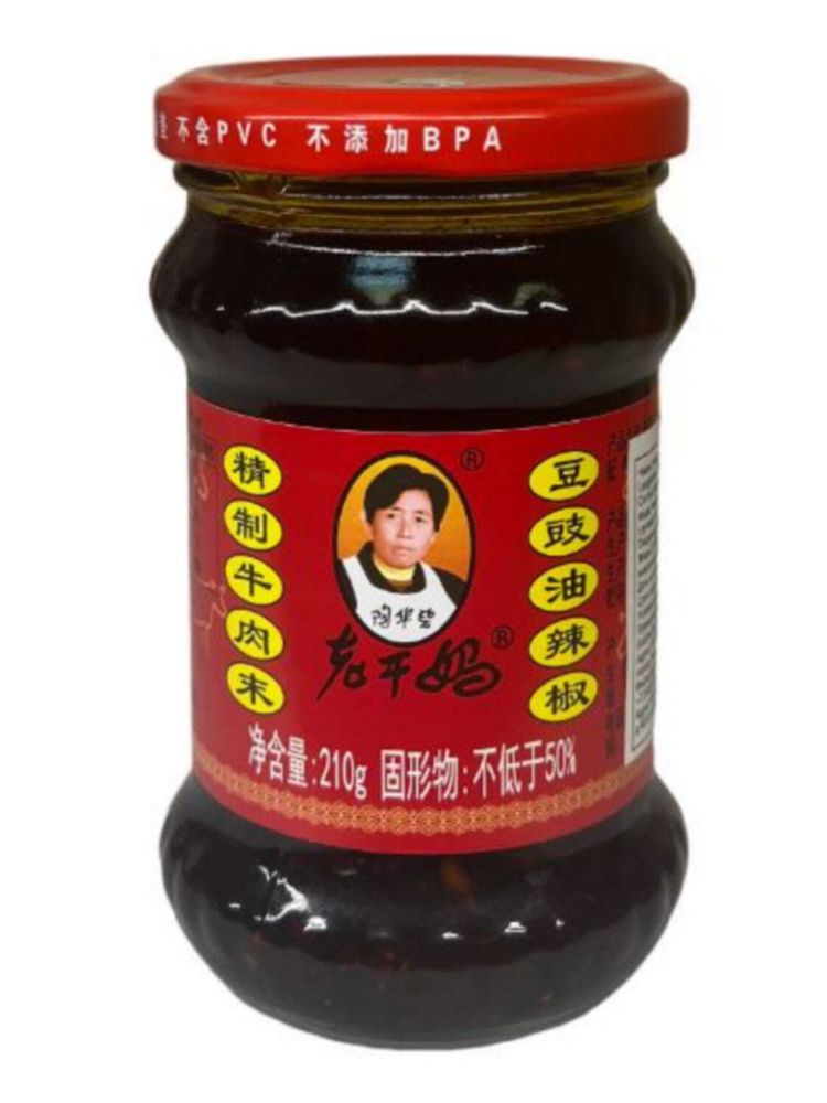 Соус Lao Gan Ma чили темпе с говядиной, 210 г, 2 шт
