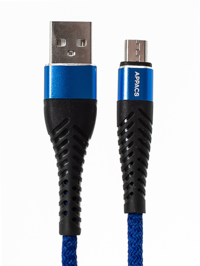 Кабель APPACS (рус.) AP03193m, microUSB, 5V/2.4A, 1 метр