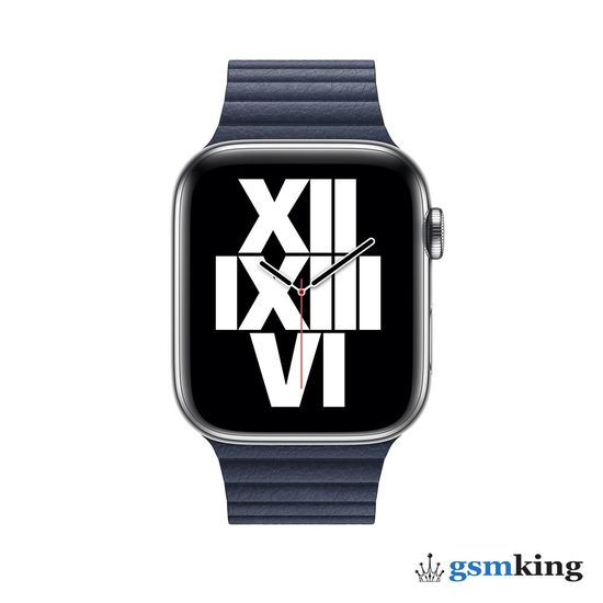Apple Leather Loop for Apple Watch 42|44|45|49mm L Diver Blue (Синий) MGXC3ZM/A