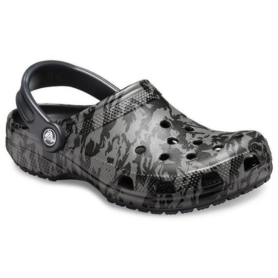 Crocs Classic Clog 'Black Camouflage'