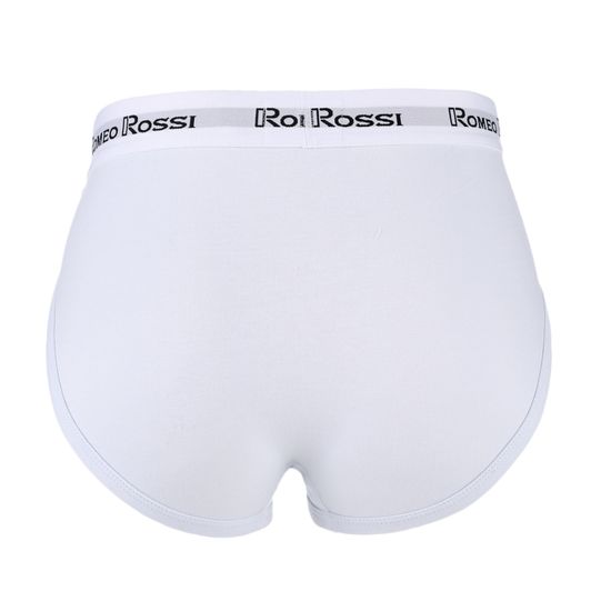 Мужские трусы брифы белые Romeo Rossi RR367-1