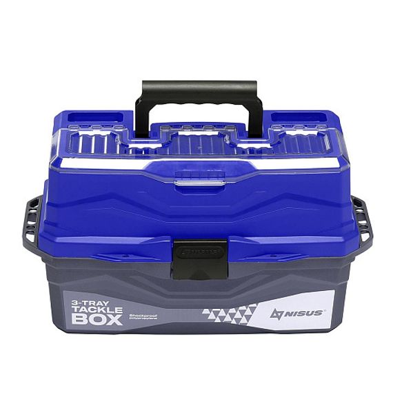 Ящик для снастей NISUS Tackle Box трехполочный синий (N-TB-3-B)