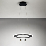 740447 Люстра DIVE LED 60W 3200LM G ЧЕРНЫЙ 3000-6000К