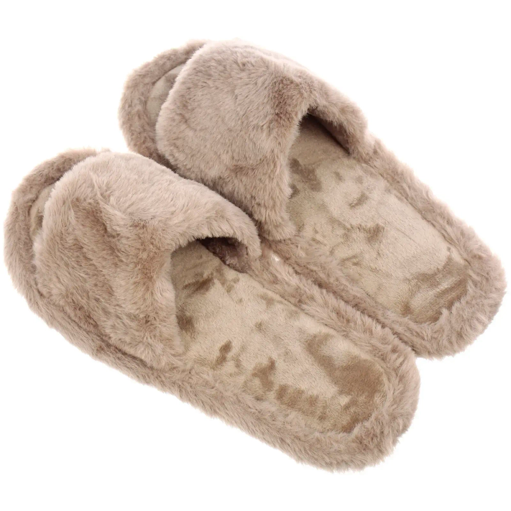 Тапочки женские домашние «HOME», цвет капучино, р-р 40-41