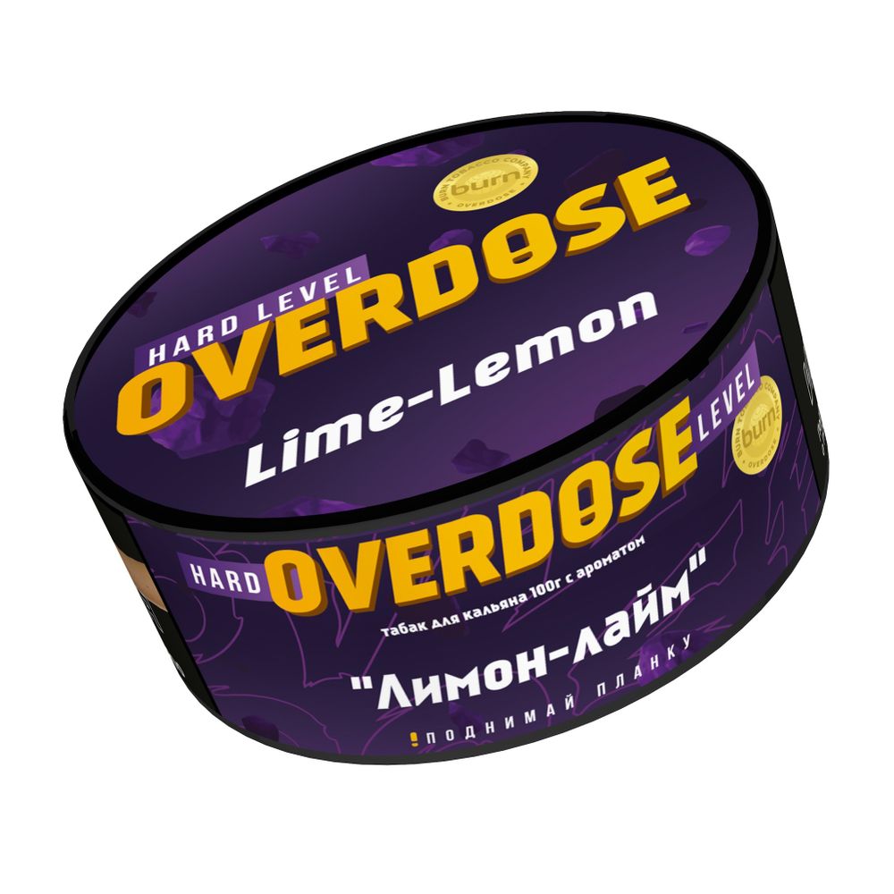 Overdose - Lime Lemon (Лайм-Лимон), 100 гр