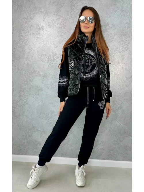 костюм женский с жилетом