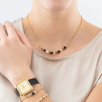 Колье Coeur de Lion Black-Gold 5076/10-1316