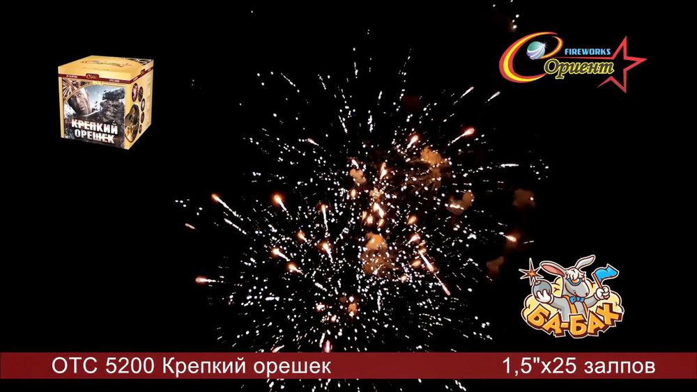 Батарея салютов Крепкий орешек   1,5"/25 залпов