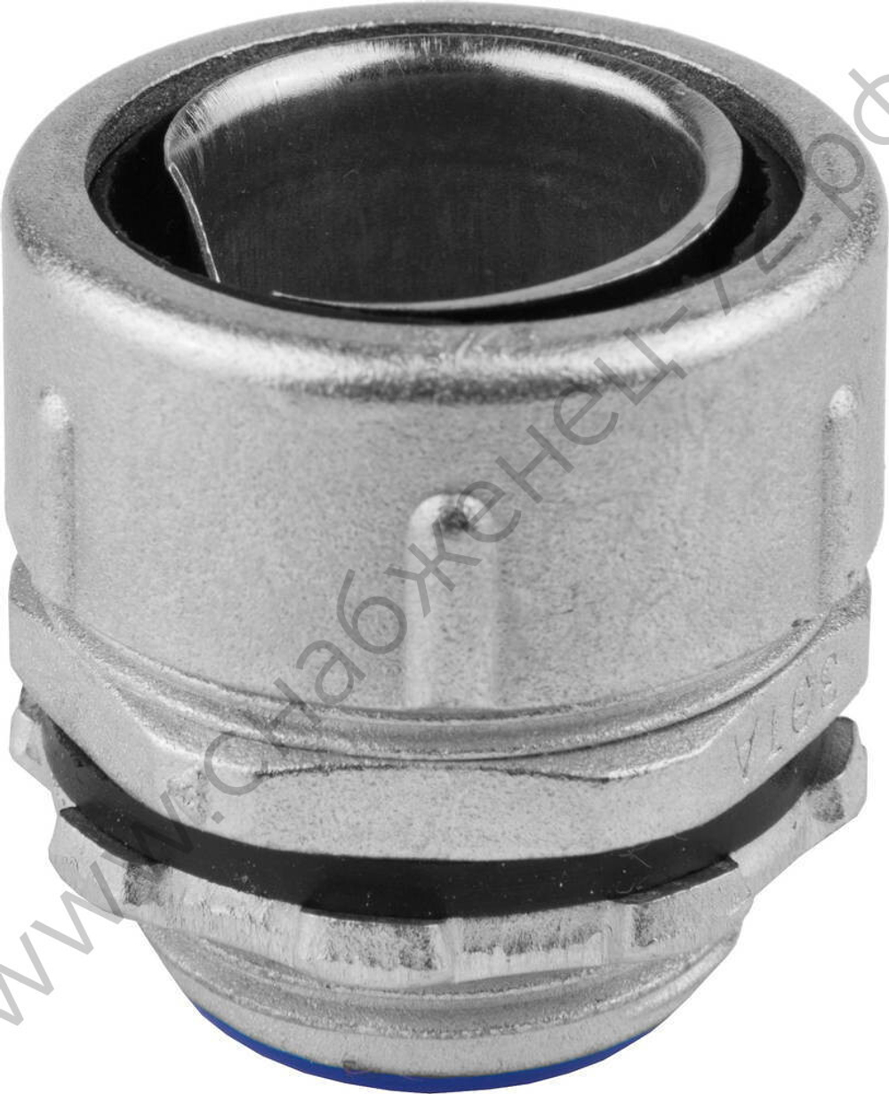 СВЕТОЗАР D=20мм IP54 наружная резьба, Металлическая вводная муфта (60200-20)