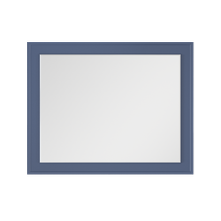 Зеркало с подсветкой La Fenice Cubo Blu Grigio 100х80 синий матовый FNC-02-CUB-BG-100-80