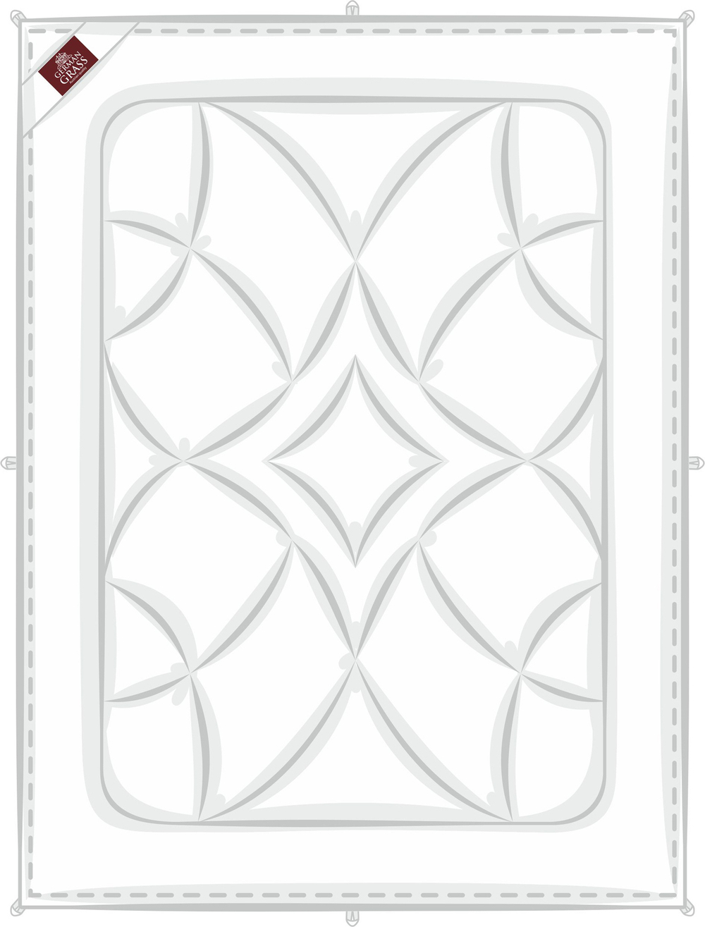 Одеяло двойное 150х200 German Grass Alliance Tencel&Cashmere