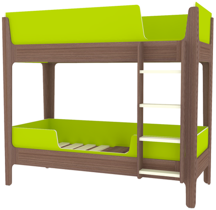Кровать двухъярусная КарИВи Лотос Бодего Темный Лайм