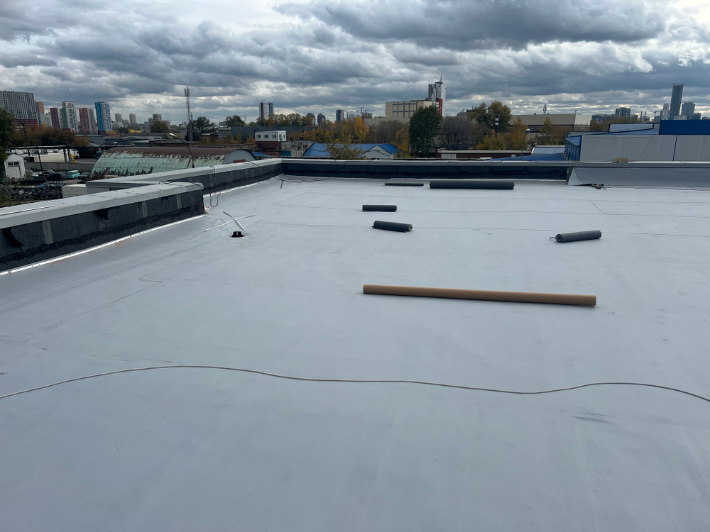 Ремонт битумной кровли 1000 м2 офисного здания