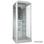 Душевая кабина Grossman Alba GR121 (90x90x225) дверь распашная,3 места