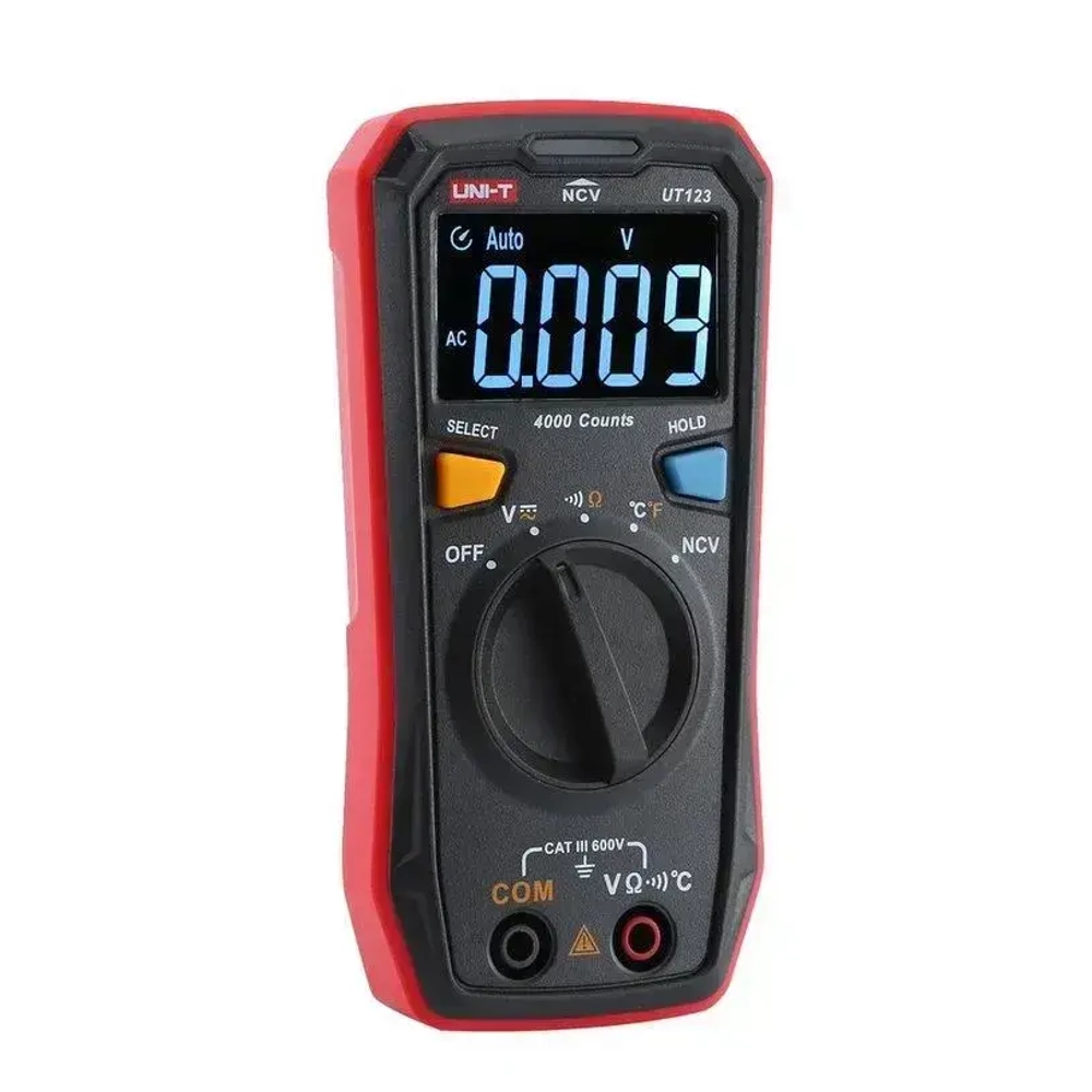 Мультиметр UT123 UNI-T автомат с поиском проводки температурой автоотключением инверсным дисплеем
