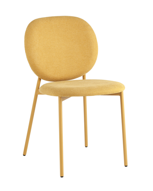 Стул обеденный Pip желтый желтые ножки NP