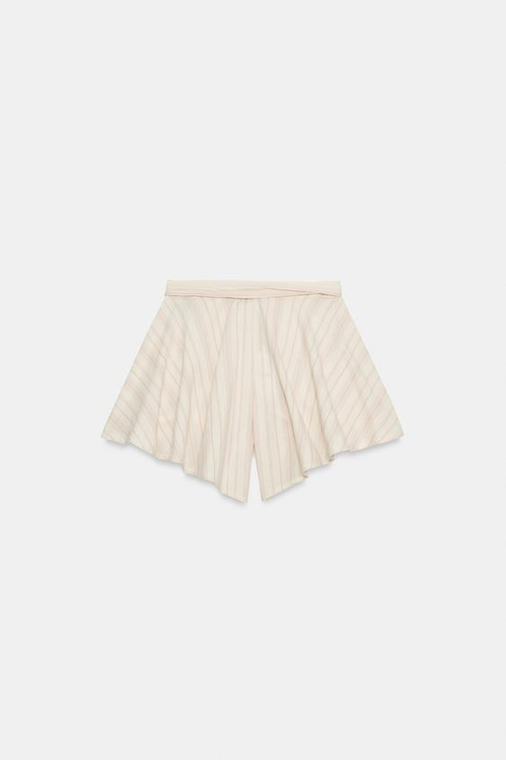 ZARA ШОРТЫ В ПОЛОСКУ СО СКЛАДКАМИ — ZW COLLECTION, ПОЛОСКИ