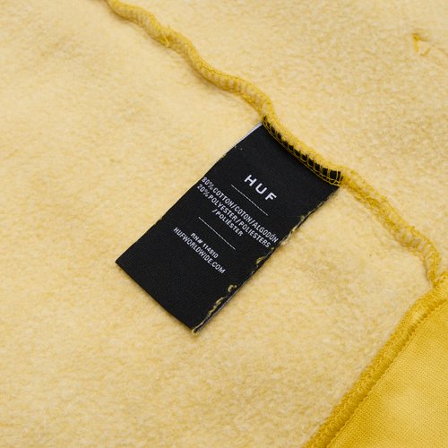 Толстовка мужская HUF Relax Tiedye артикул:PF00345-YELLW - купить в магазине Дайс