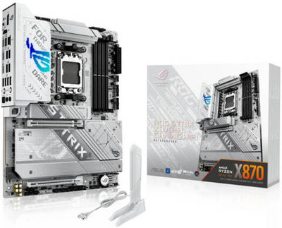 Сист. плата ASUS ROG STRIX X870-A GAMING WIFI,X870E,AM5,4xDIMM DDR5,2xPCI-E x16 ,4xM.2,2xSATA,HDMI,DP,WIFI7,BOX