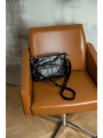 Сумка через плечо маленькая клатч натуральная кожа