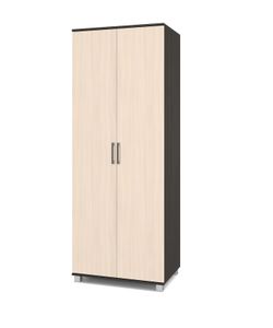 Шкаф двухстворчатый "Ева" Е21 (венге/дуб млечный), ЛДСП, MODERN