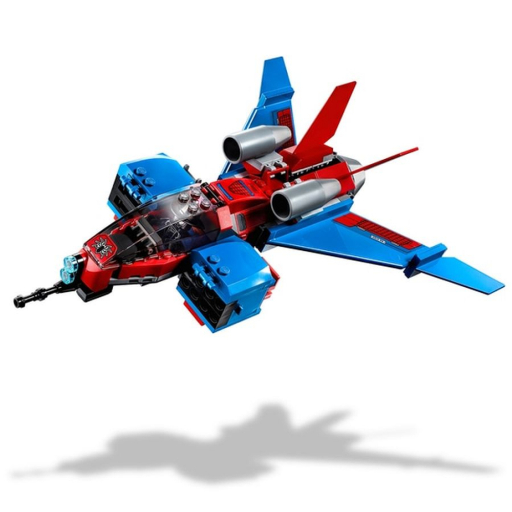 Конструктор Lari Spider Man 11500 Реактивный самолет Человека-Паука против робота Венома 389 деталей