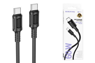 Кабель TypeC - TypeC BOROFONE BX111 60W (черный) 1м