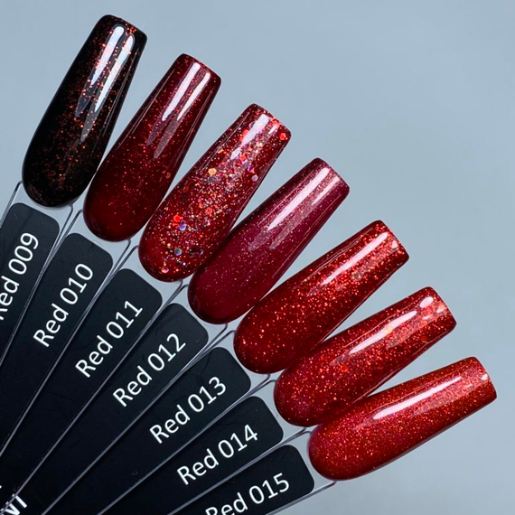 Гель-лак Moltini RED 014, 12 ml