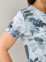 Футболка Фкл-192/морволна-листья