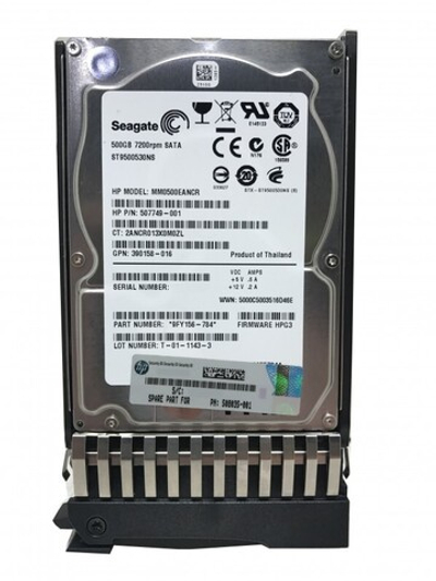 Жесткий диск HP 500GB, 3G, SATA, 7.2K RPM, SFF, 2.5" 507749-001