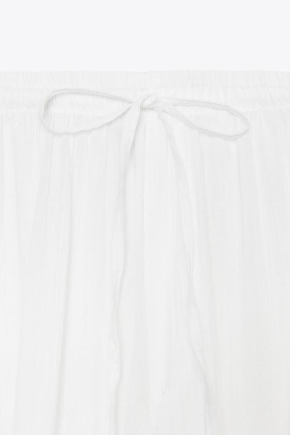 ZARA БРЮКИ-БАЛАХОНЫ, БЕЛЫЙ